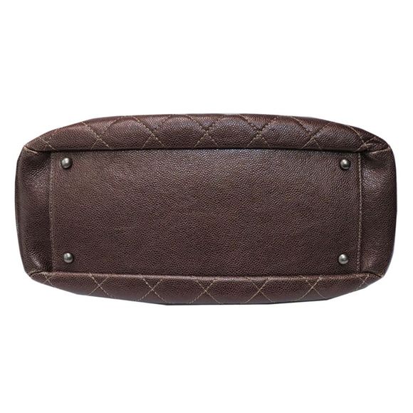 Chanel Caviar Skin Chain Shoulder Bag Brown - Picture 4 of 4